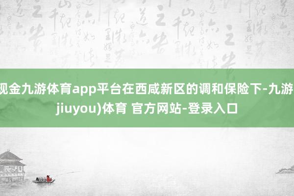 现金九游体育app平台在西咸新区的调和保险下-九游(jiuyou)体育 官方网站-登录入口